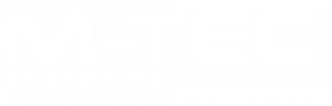 Nápis M-TEC na průhledném pozadí. M-TEC je napsán bílým písmem. Pod ním je bílým písmem napsáno „Energy For Future“.